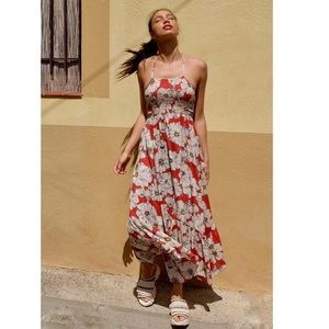Free people M sunset combo maxi dress